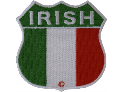 Irish Shield Flag Patch | Embroidered Patches